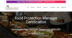 Desktop Screenshot of foodmanageronline.com