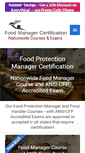 Mobile Screenshot of foodmanageronline.com